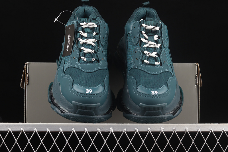 Triple S Sneakers Dark Green/Dark Green/Dark Green 31