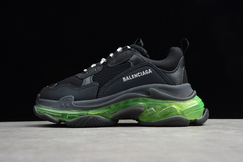 Balenciaga Triple S Sneaker Dadshoe Black/Green 11