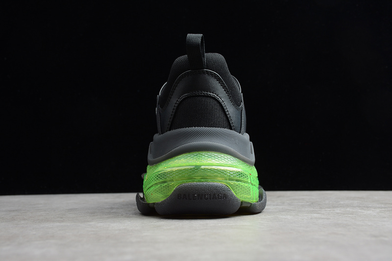 Balenciaga Triple S Sneaker Dadshoe Black/Green 19