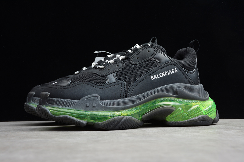 Balenciaga Triple S Sneaker Dadshoe Black/Green 31