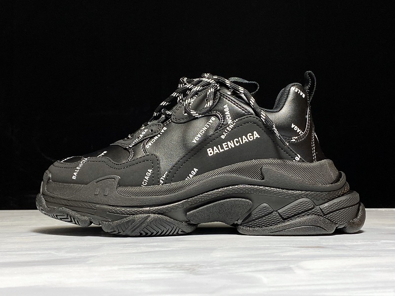 Plus Balenciaga Triple-S Sneaker Black/Black 5