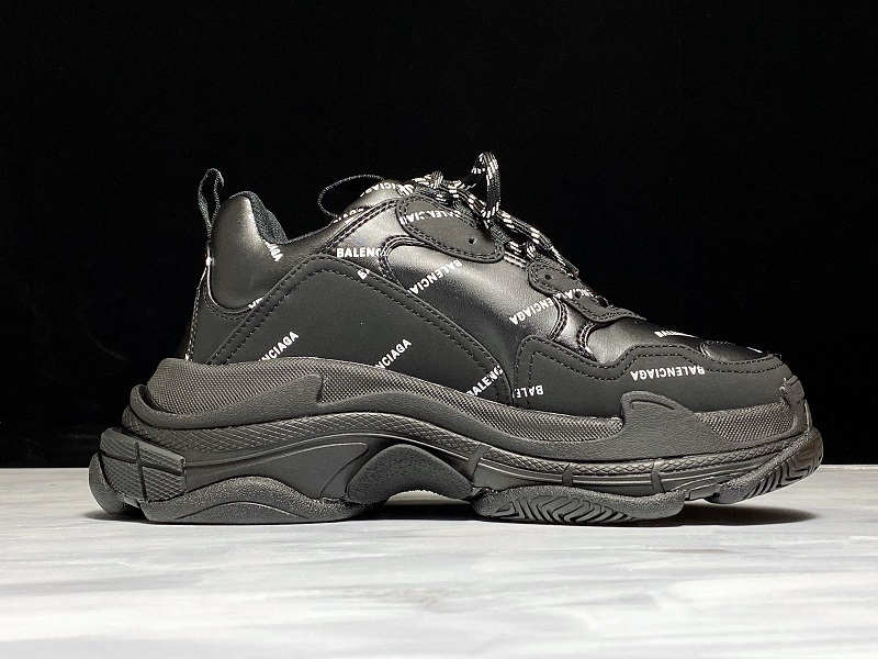 Plus Balenciaga Triple-S Sneaker Black/Black 15