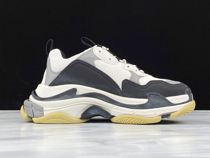 Zh 19Ss Triple-S Clear Sole Trainers Grey/White/White 5