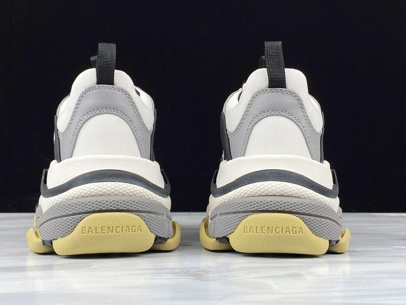 Zh 19Ss Triple-S Clear Sole Trainers Grey/White/White 35