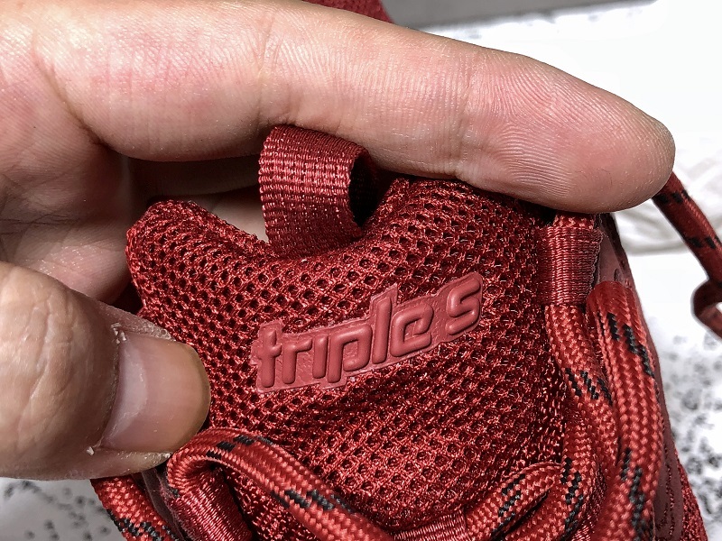 19Ss Triple-S Clear Sole Trainers Red/Red 27