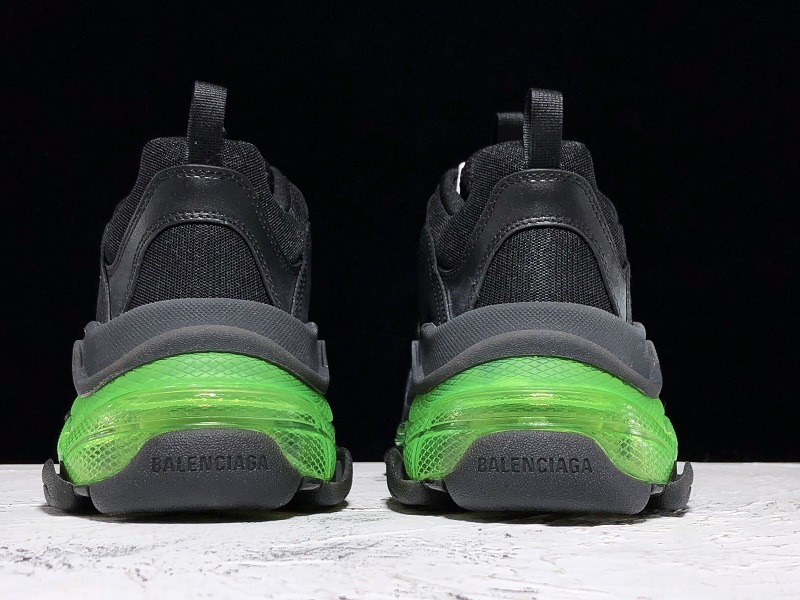 Pk Triple S Sneaker Dadshoe Black/Black/Green 5