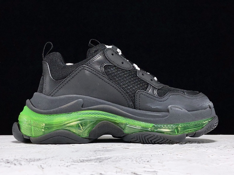 Pk Triple S Sneaker Dadshoe Black/Black/Green 35