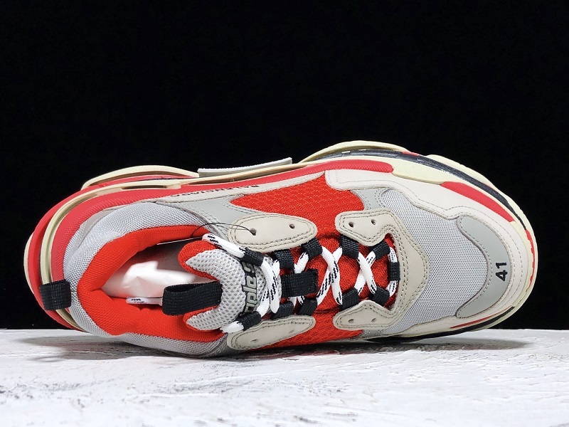 Zh/Plus Triple S Sneaker Dadshoe Red/Grey 37