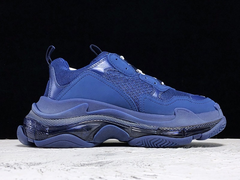 Pk 19Ss Triple-S Clear Sole Trainers Blue 5