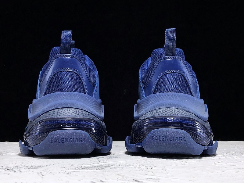 Pk 19Ss Triple-S Clear Sole Trainers Blue 11