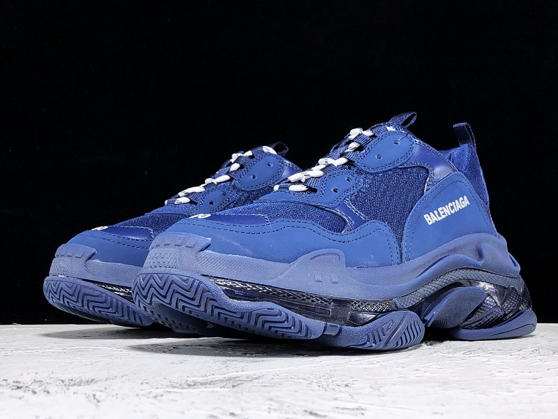 Pk 19Ss Triple-S Clear Sole Trainers Blue 23