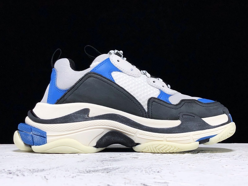 Zh Triple S Sneaker Dadshoe Blue/Black/White 7