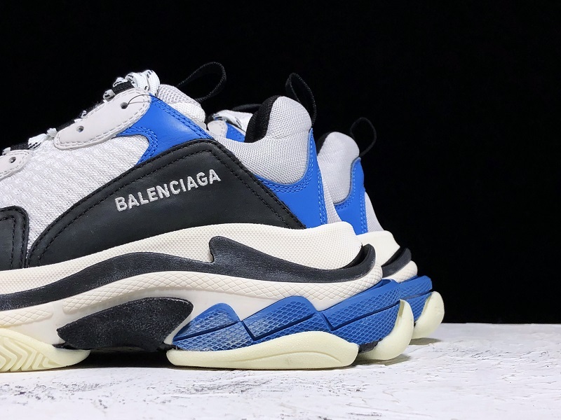 Zh Triple S Sneaker Dadshoe Blue/Black/White 17