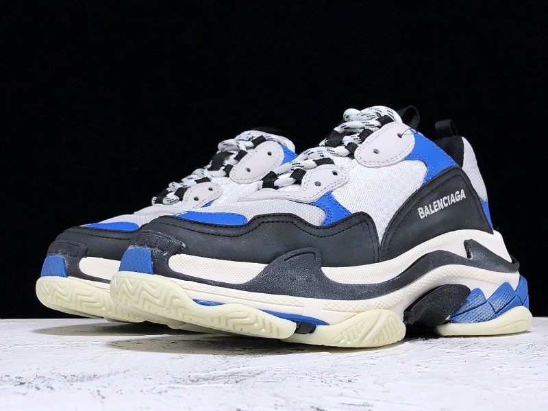 Zh Triple S Sneaker Dadshoe Blue/Black/White 25