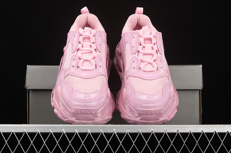 Zg Balenciaga Triple S Sneakers Light Pink/Light Pink/White 5