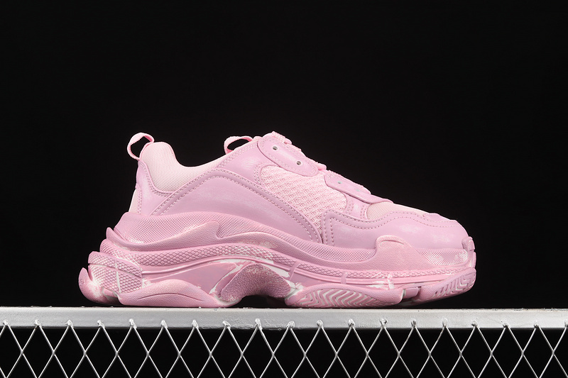 Zg Balenciaga Triple S Sneakers Light Pink/Light Pink/White 13