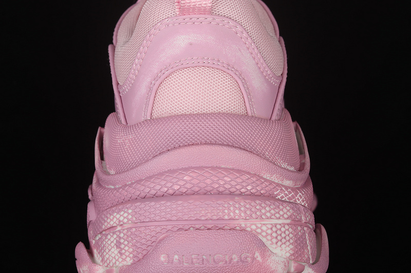 Zg Balenciaga Triple S Sneakers Light Pink/Light Pink/White 15