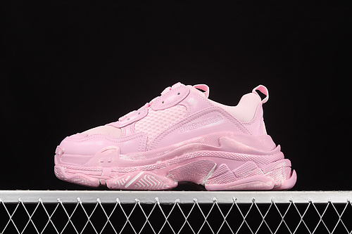 Zg Balenciaga Triple S Sneakers Light Pink/Light Pink/White 17