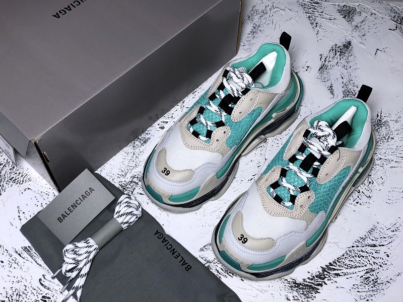 Zh Triple S Sneaker Dadshoe Blue/Grey/White 5