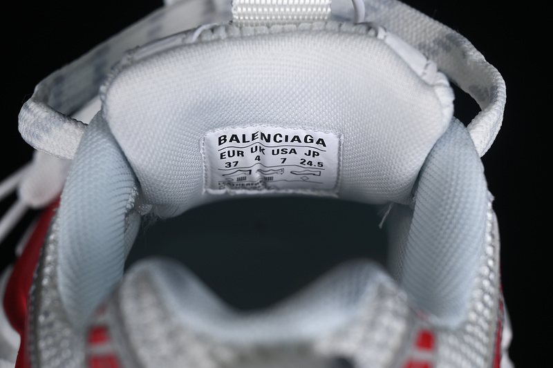 Balenciaga Track Sneaker White/Silver/Red/Orange 25