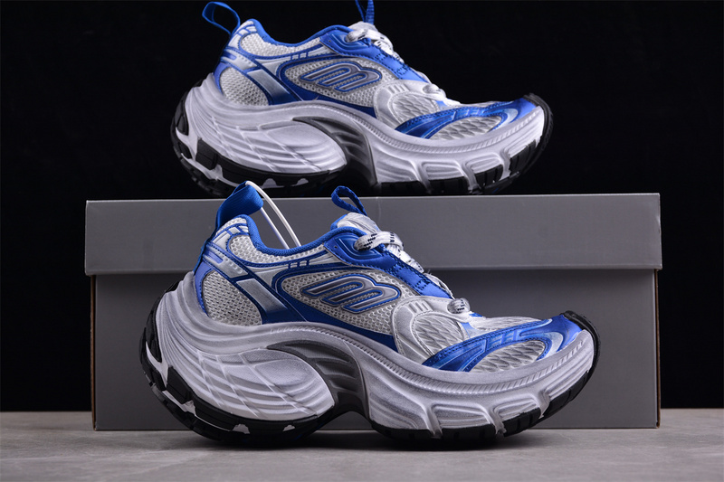 Balenciaga Track Sneaker Silver/Blue/White 29