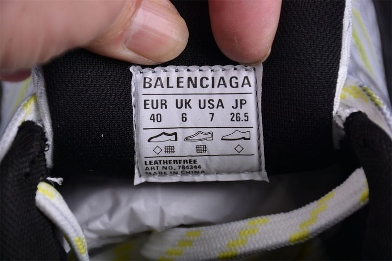 Balenciaga Track Sneaker White/Silver/Yellow/Green 27