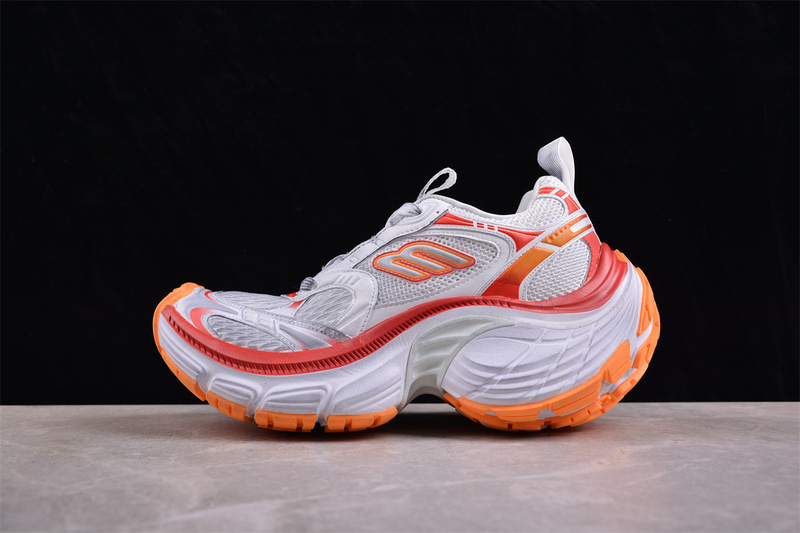 Balenciaga Track Sneaker White/Silver/Orange 17