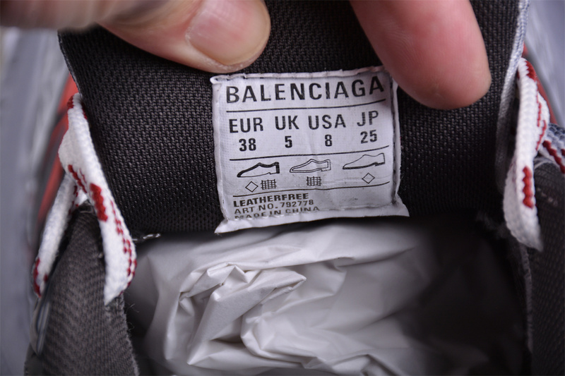 Balenciaga Track Sneaker White/Black/Red/Grey 27