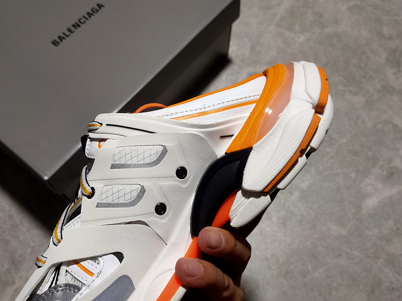 Balenciaga Track Mule Beige/White/Orange 3