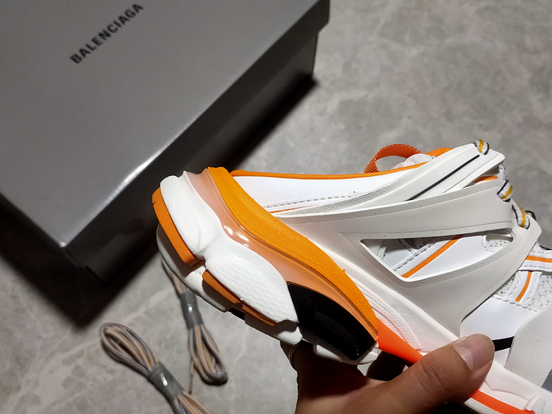 Balenciaga Track Mule Beige/White/Orange 9