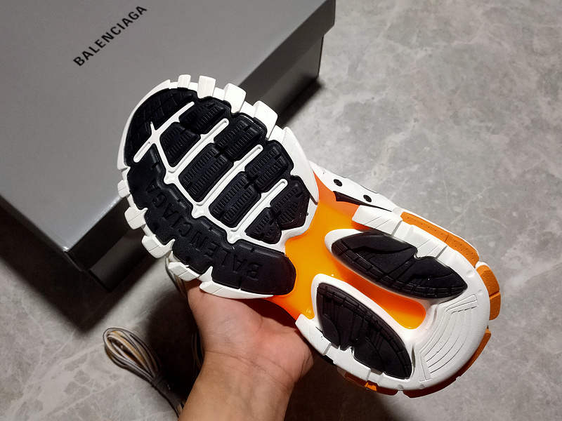 Balenciaga Track Mule Beige/White/Orange 11