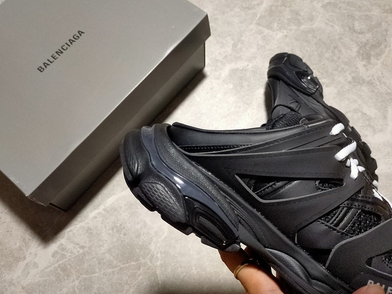 Balenciaga Track Mule Black/Black/White 9