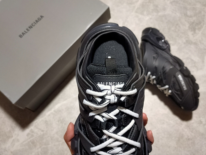 Balenciaga Track Mule Black/Black/White 11