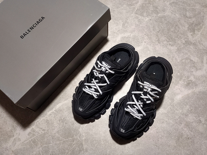 Balenciaga Track Mule Black/Black/White 19