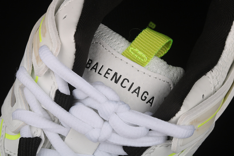 Balenciaga Tess S.Gomma Sneakers White/White/Green 5