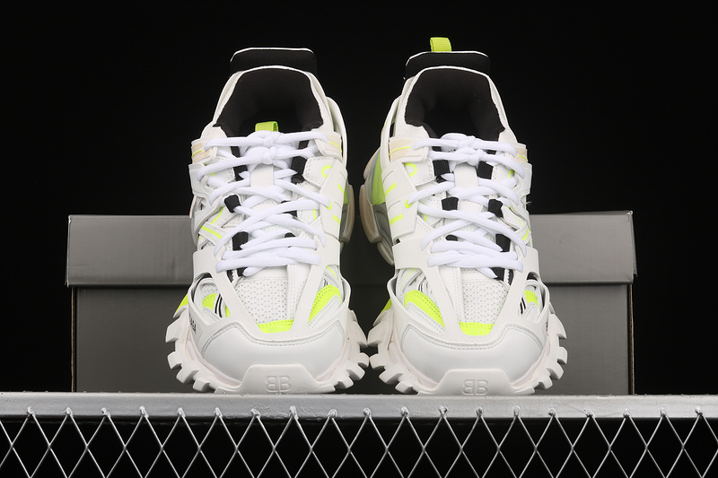 Balenciaga Tess S.Gomma Sneakers White/White/Green 7