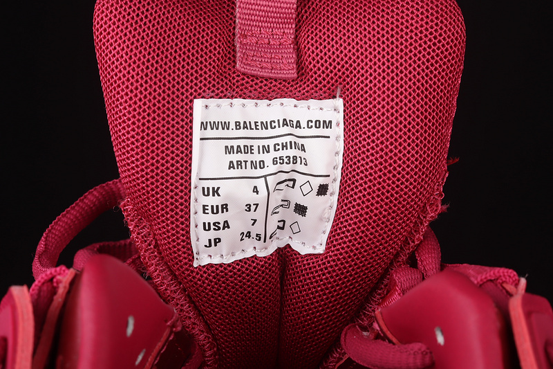 Balenciaga Track Mule Rose Red/Rose Red/Rose Red 29