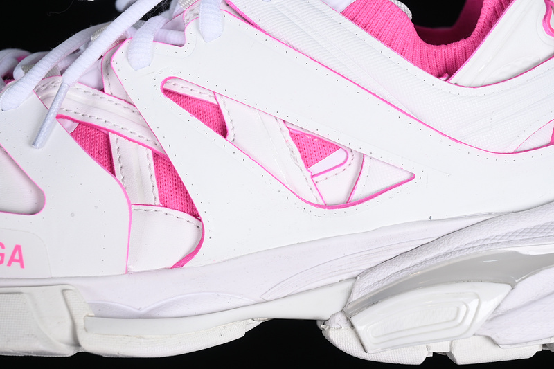 Balenciaga Track Sneaker Tess S.Gomma Res Bi Alv/Tis Eff Nubuk/Tis E White/Pink 27