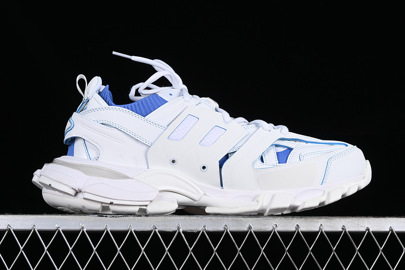 Balenciaga Track Sneaker Tess S.Gomma Res Bi Alv/Tis Eff Nubuk/Tis E White/Blue 19