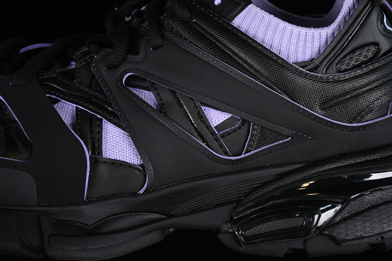 Balenciaga Track Sneaker Tess S.Gomma Res Bi Alv/Tis Eff Nubuk E Black/Purple 25