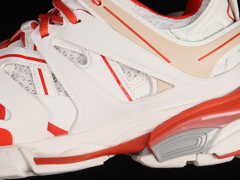 Balenciaga Track Tess S.Gomma Sneaker White/White/Orange 17