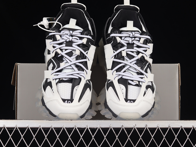 Balenciaga Track Clearsole Sneakers White/Black/White 5