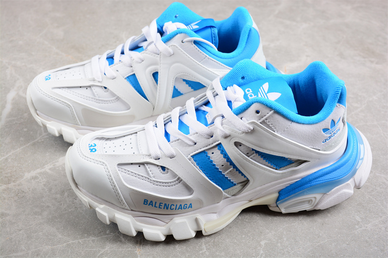 Adidas X Balenciaga Track Forum Low White/Blue 25