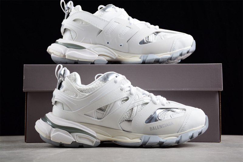 Balenciaga Track Sneaker Tess S Gomma Res Bi Alv Tis Eff Nubuk Tis 3 0E White 27