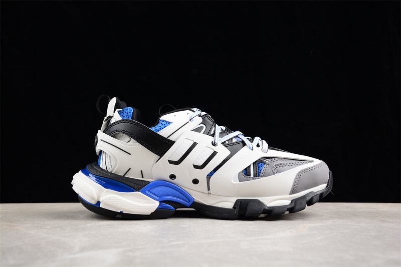 Balenciaga Track Sneaker Tess S.Gomma Res Bi Alv/Tis Eff Nubuk White/Grey/Blue 15