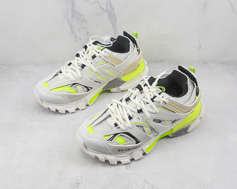 Balenciaga Track 3.0 Sneakers Light Grey/Fluorescent Green/Black 17