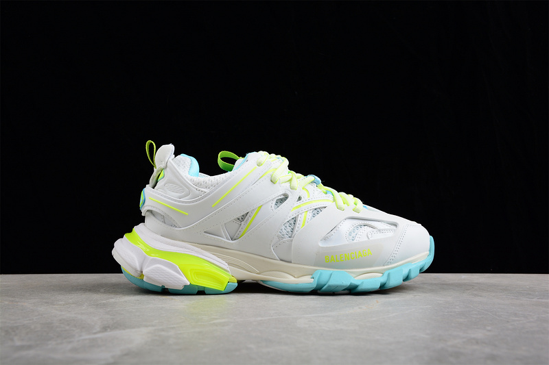 Balenciaga Track Sneaker White/Blue/Green 3