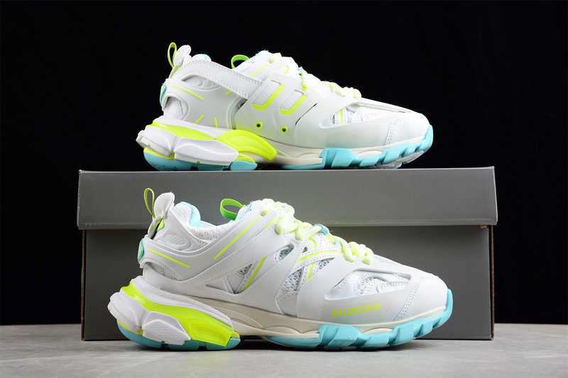 Balenciaga Track Sneaker White/Blue/Green 25