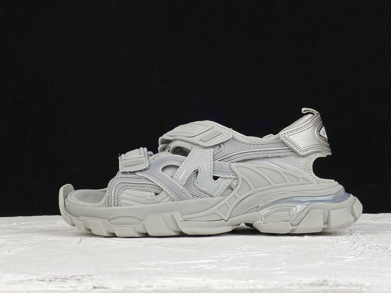 Get Balenciaga Track 4.0 Sandal Light Gray/Light Gray 5