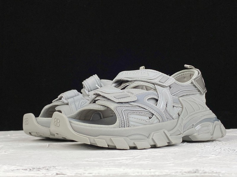 Get Balenciaga Track 4.0 Sandal Light Gray/Light Gray 7